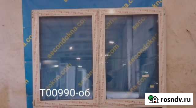 Пластиковое окно Б/У 1400(в)х1860(ш) Тула - изображение 1