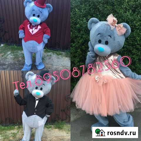 Аренда костюма ростовая кукла мишка Тедди Курск - изображение 1