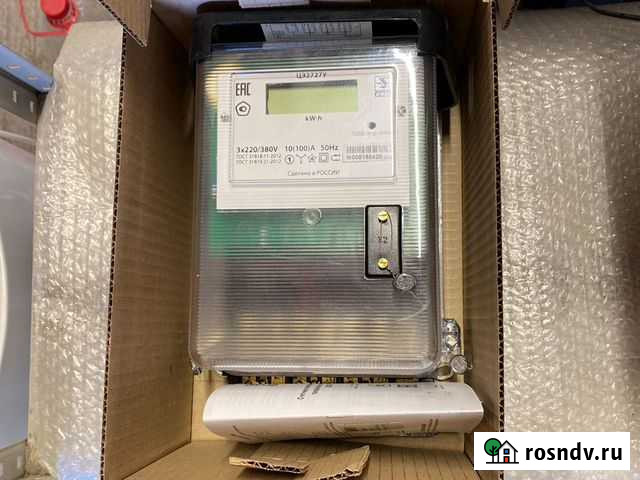 Счетчик электрической энергии 3ф цэ2727У Старая - изображение 1