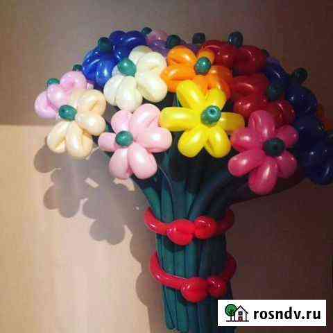 Цветы из шаров Красноярск