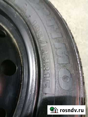 Шины и диски 185 55 15 летние Иркутск - изображение 1
