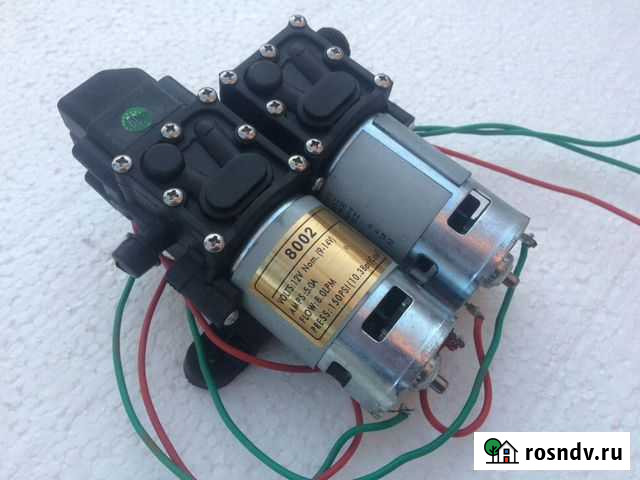 Мощный насос высокого давления 12 вольт.8л.мин Аксай - изображение 1