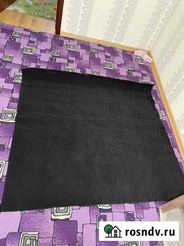 Карпет самоклеющийся черного цвета 1,5*1,25 Петропавловск-Камчатский - изображение 1