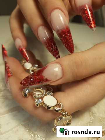 Маникюр наращивание Колтуши Старая - изображение 1