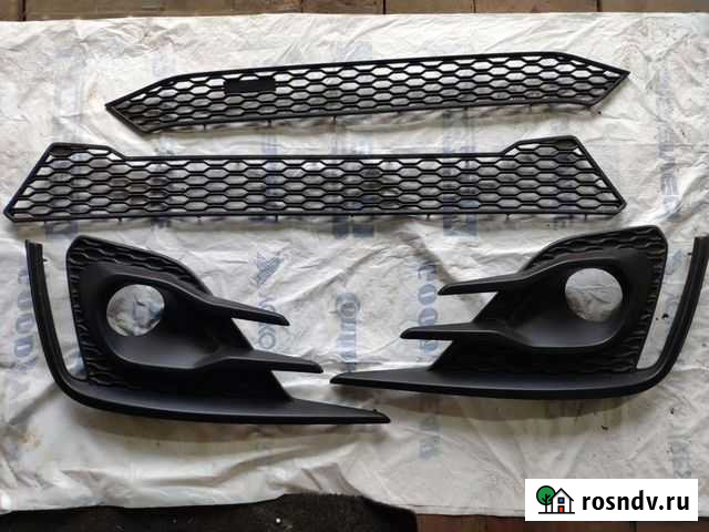 Решетки на бампер xmug Лада Веста Сафоново - изображение 1