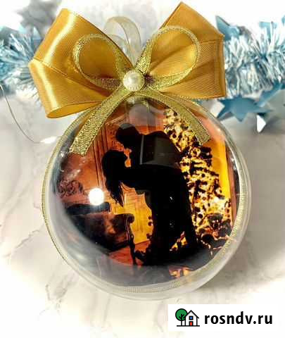 Новогодний шар с фото Пенза - изображение 1