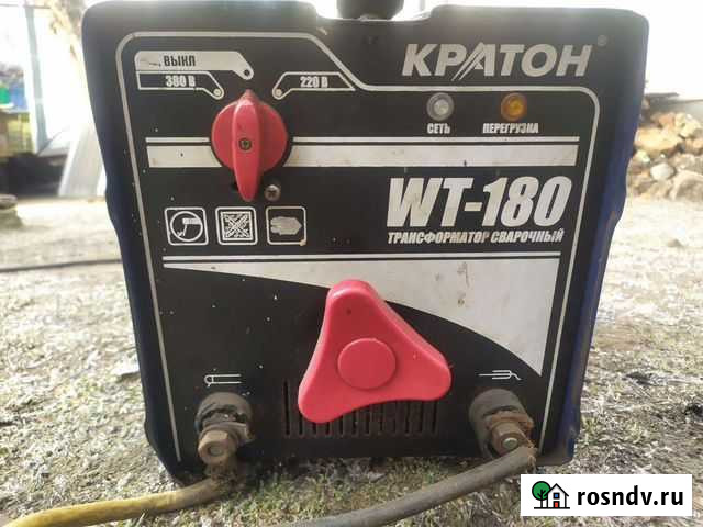 Сварочный аппарат Кратон 180 220-380 вольт Аркадак - изображение 1