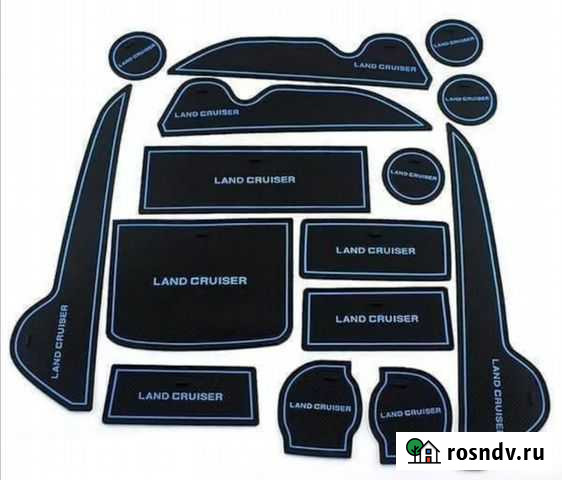 Коврики в кармашки-ниши салона для Toyota LC 200 Камышин - изображение 1