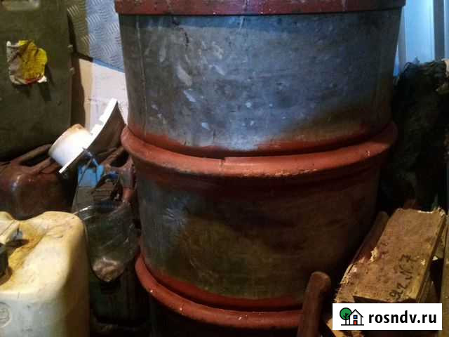 Бочка оцинкованная толстостенная военная на 200 ли Тула - изображение 1