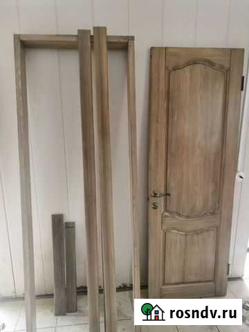 Дверь межкомнатная массив + коробка + фурнитура Усть-Илимск - изображение 1
