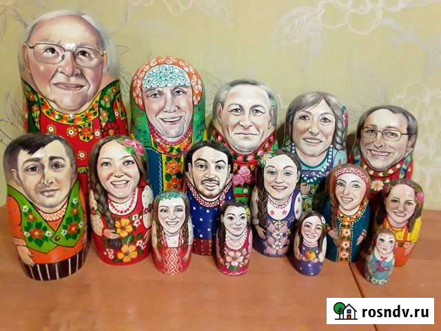 Матрешка с Вашим портретом Тюмень - изображение 1