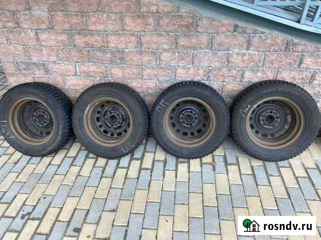 Колеса 15 r зимние шипованные Задонск - изображение 1