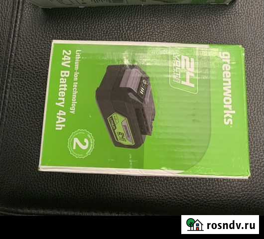 Аккумулятор greenworks 24v 4ah Калуга - изображение 1