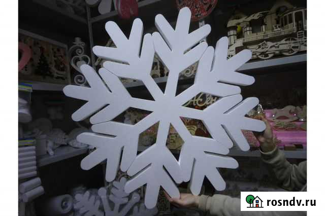 Снежинки из пенопласта Махнево - изображение 1