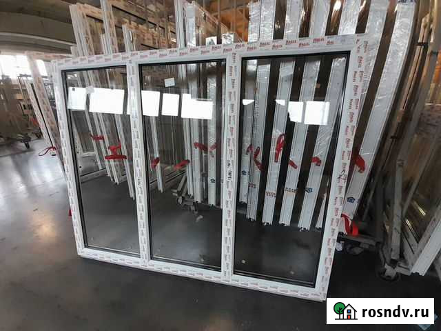 Окно Пластиковое. Глухое. 2050*1400. Курск Курск - изображение 1