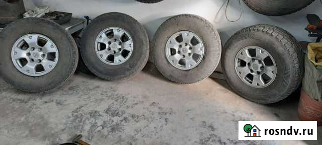 Диски toyota + резина 285х60х16 Комсомольск-на-Амуре - изображение 1