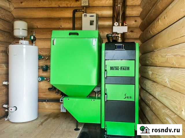 Монтаж пеллетного или твердотопливного котла Казань - изображение 1