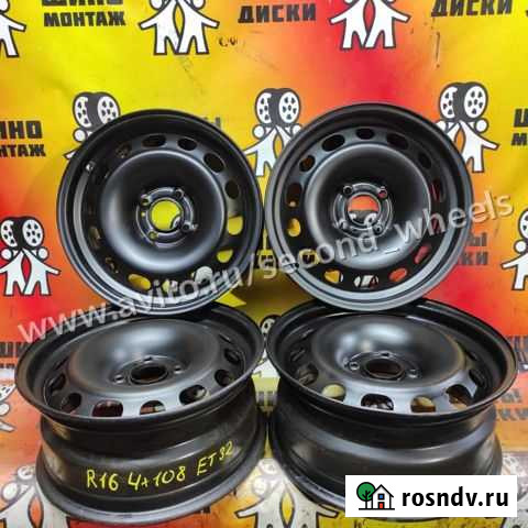 Диски 4*108 R16 et32 Ц.О 65,1 Владимир - изображение 1