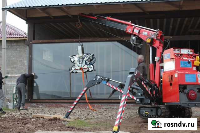 Мини кран, кран-паук, кму + вакуумная присоска Ижевск - изображение 1