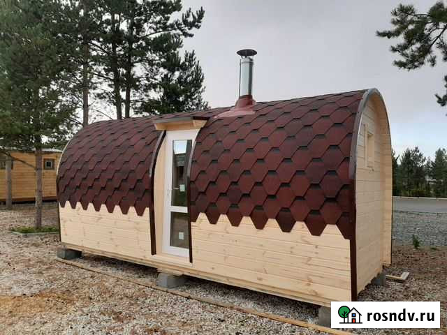 Баня бочка / мобильная баня Муравленко - изображение 1