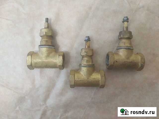 Краны латунные 3шт Павлово - изображение 1