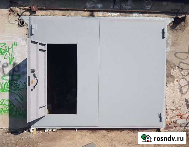 Ворота гаражные с калиткой Мурманск - изображение 1