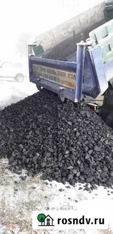 Уголь комковой кузбас доставка мешками и россыпью Омск - изображение 1