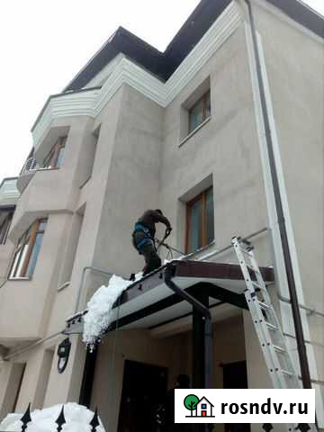 Спил деревьев Монтаж Уборка снега с крыш Высотник Казань - изображение 1