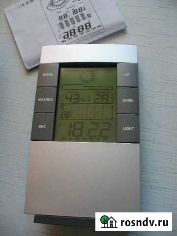 Метеостанция, Часы-будильник, Гигрометр Иркутск - изображение 1