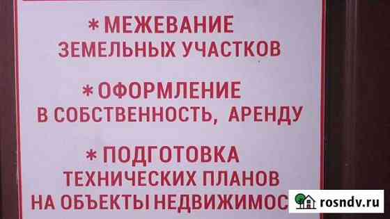 Межевание, технические планы, вынос границ, судебн Брянск