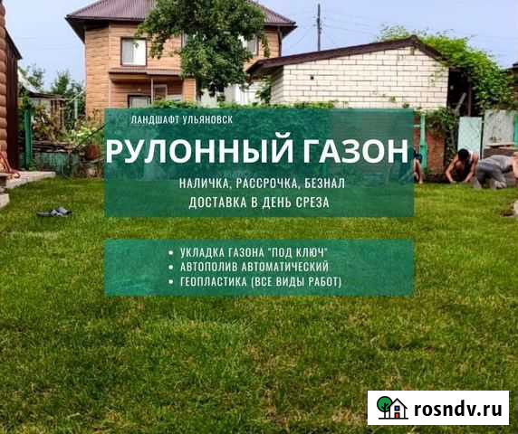 Рулонный газон Ульяновск - изображение 1