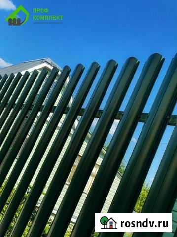 Штакетник полукруглый slim Заокский - изображение 1