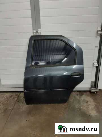 Дверь Logan задняя левая Красные Четаи - изображение 1