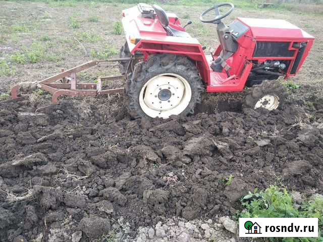 Вспашка земли минитрактором Холмская - изображение 1