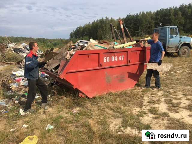 Вывоз мусора контейнер 14м3 грузоподъемность 5т Владимир - изображение 1