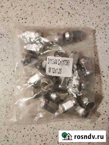 Гайки колесные м12х1 5 под 17й ключ 20шт Ковров - изображение 1