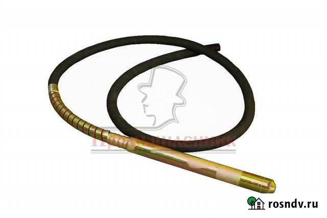 Гибкий вал 4,5 м с вибронаконечником 51 мм Черкесск - изображение 1