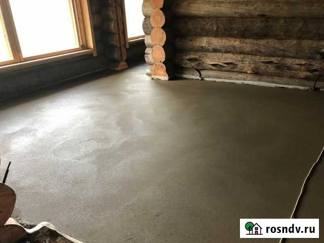 Полусухая стяжка пола Заокский - изображение 1