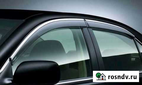 Дефлекторы (ветровики) окон с хром молдингом Аргун - изображение 1