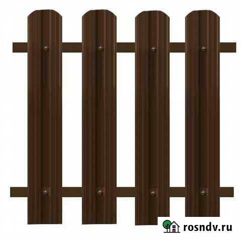Штакетник металлический 1.5м (коричневый) Поляны - изображение 1