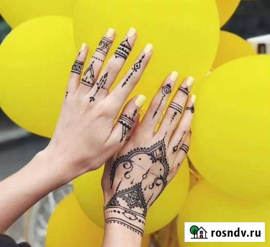 Мехенди (рисунок хной, тату хной) Нальчик - изображение 1