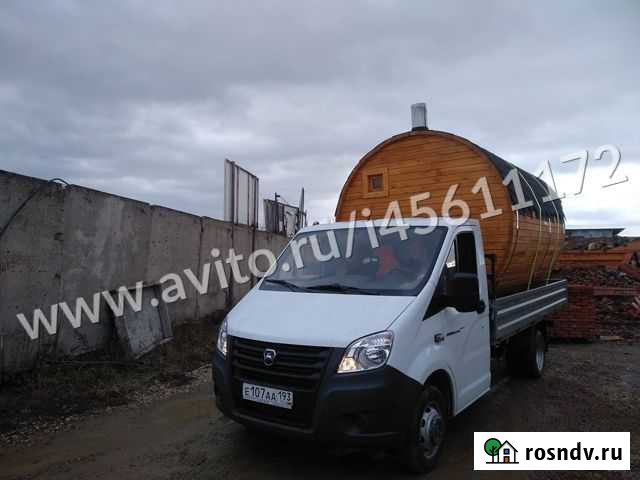 Баня бочка 3,5 м из Кедра Увеличенная Судак - изображение 1