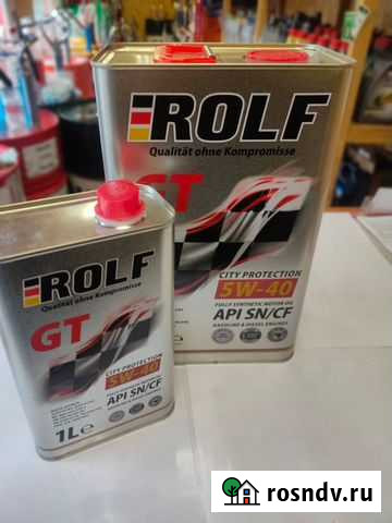 Масло моторное Rolf GT 5W-40 1л Екатеринбург - изображение 1