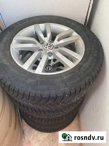 Комплект б/у колёс Michelin R16 VW Tiguan, литьё Лобня - изображение 1