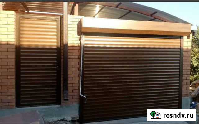 Рулонные металлические ворота для гаража Алютех Терек - изображение 1
