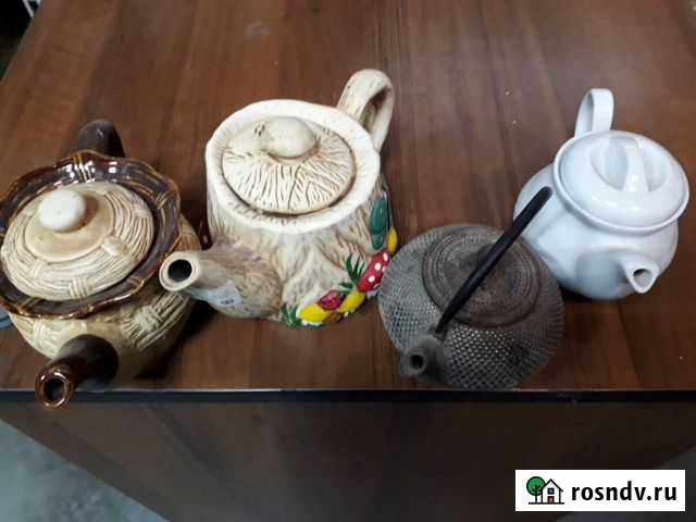 Чайники керамические и чугунные Тюмень - изображение 1