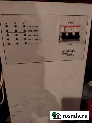Стабилизатор напряжения Штиль R 3600-3 Удельная - изображение 1