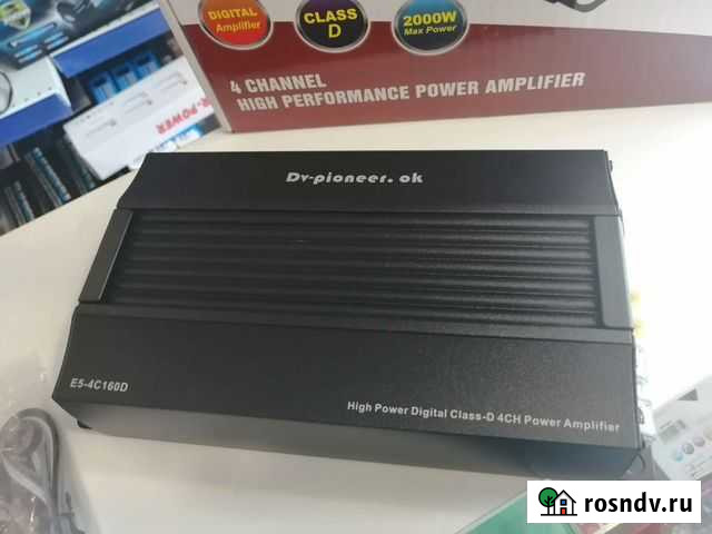 4-х канальный усилитель DV-Pioneer. Ok E5-4C160D Екатеринбург - изображение 1