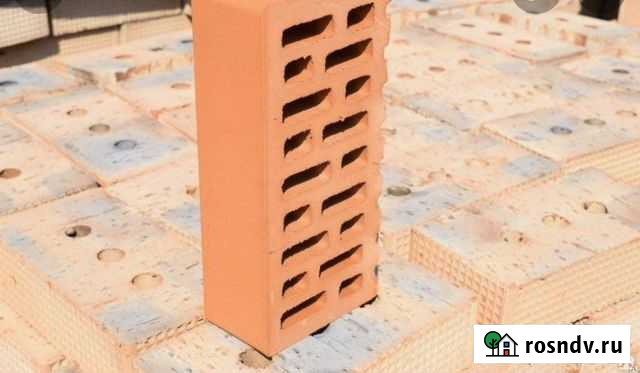 Кирпич облицовочный полуторный красный новый Салават - изображение 1