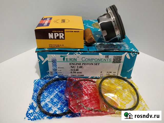 Ремонтные поршни и кольца Hyundai/Kia G4NA Teikin Курган - изображение 1